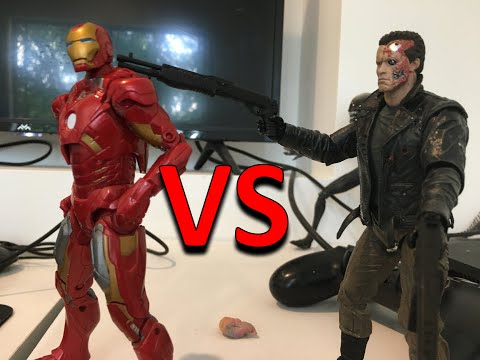 Ironman Vs Terminator Stop Motion
