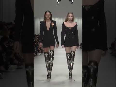 Gigi Hadid & Binx Walton Walk for Versace