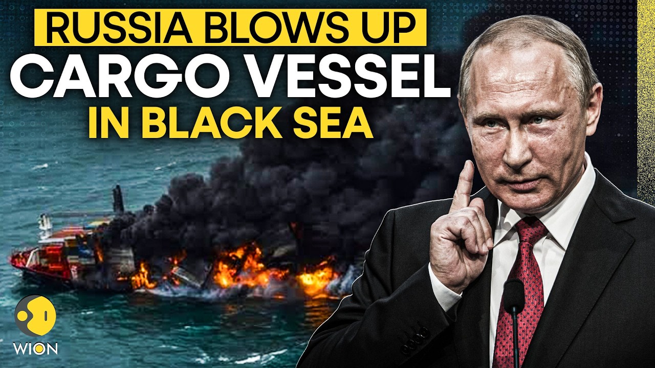Russia-Ukraine War LIVE: Putin's BRUTAL Attack On Cargo Ship In Black Sea Amid Tensions With Ukraine