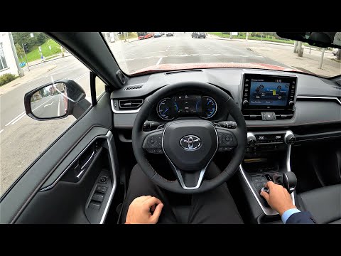 2021 TOYOTA RAV4 Plug-in Hybrid [Premium] 306HP | POV Test Drive & Fuel consumption check