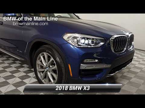 Certified 2018 BMW X3 xDrive30i, Bala Cynwyd, PA J4493