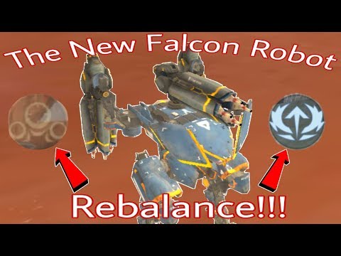 War Robots Test Server 3.8 Gameplay -  New Rebalanced Falcon Robot