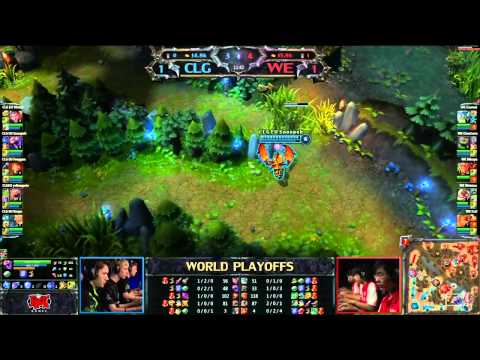 Game 21 - WorldElite (WE) vs Counter Logic Gaming EU (CLG.EU)  (Game 3) - League of Legends Playoffs