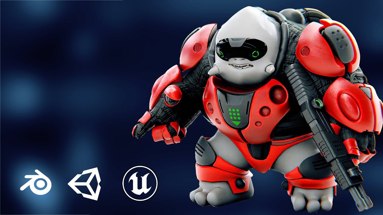 Alien Mobby B-6 Auto-Rig Pro Rigged For Mixamo Unreal Engine Unity 3D Model