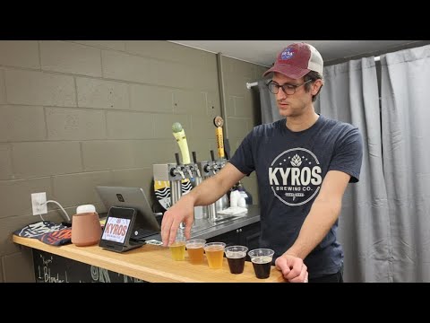 Master brewer Taylor Diaz shares Kyros Brewing Co. beer selections