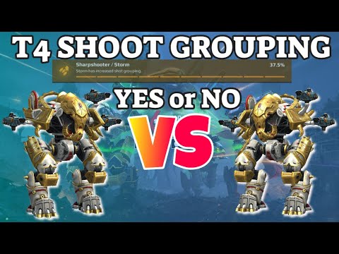 🔴 | WR | Shoot grouping T4 (37.5%) VS NO Shoot grouping - Storm RAVANA - MAXED Comparison  | MK2 12