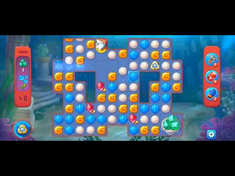 Fishdom Hard Level 10601 (with ingame lightning booster) @choraelmin