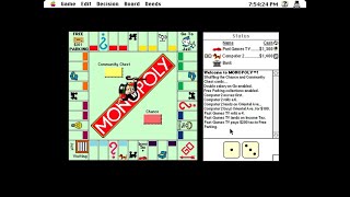 Macintosh Game: Monopoly (1993 MacPlay) Color Version 2.1