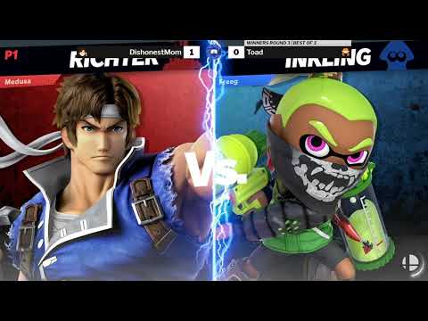 TSL212 SSBU Winners Round 3 - DishhonestMom (Richter) vs Toad (Inkling)