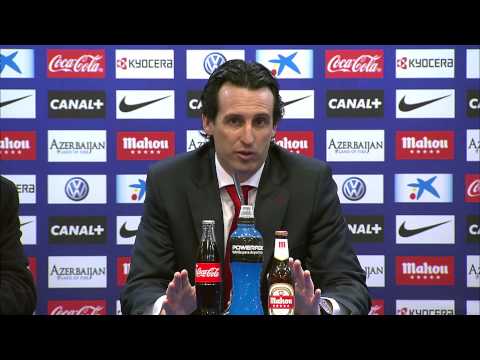 Rueda de Prensa de Emery tras el Atlético de Madrid (2-1) Sevilla FC - HD