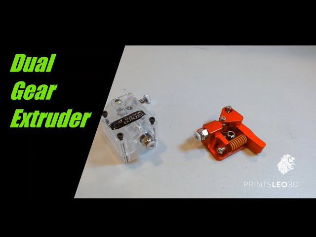 Vídeo relacionado con Extrusora de distancia cercana para impresoras 3D, modificación de extrusión de doble engranaje para hacer modelos, extrusora de doble engranaje