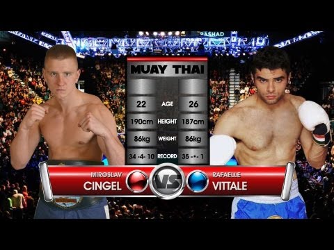 Miroslav Cingel (SK) vs. Rafaelle Vittale (IT) — Gala Night Thaiboxing 2013