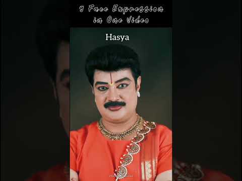 9 Mesmerizing Bharatnatyam Expressions in 40 Seconds! ✨🔥