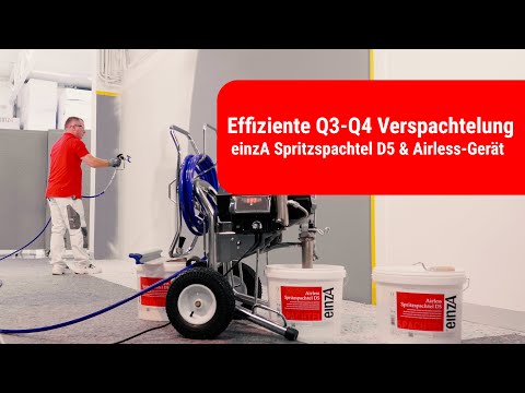 Glatter geht's nicht! - Effiziente Q3-Q4 Verspachtelung mit Airless-Gerät