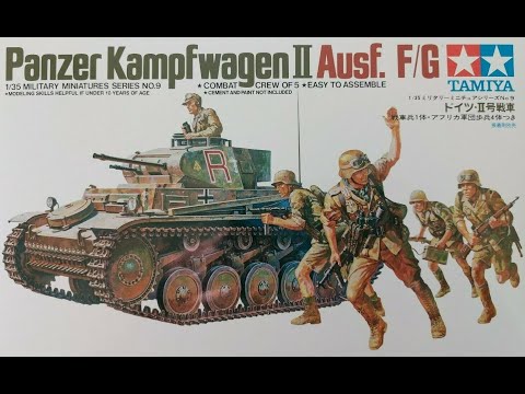 Tamiya 1/35 Panzer II Ausf. F/G Tank..Full Build & Review.