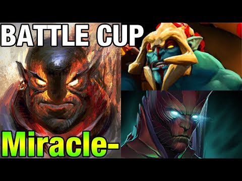 Miracle- Battle Cup - 3 Games - EZ TIER 7! - Dota 2