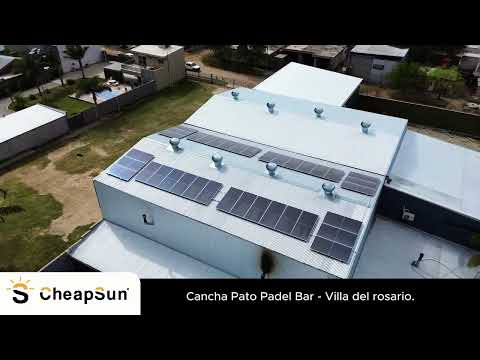 🎾CANCHA DE PADEL Y BAR 100% SOLAR | Villa del rosario apuesta a la energía solar