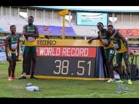 4x100 m Men 38.51! WORLD U20 RECORD!!! 1. South Africa World U20 Championships Nairobi 2021.