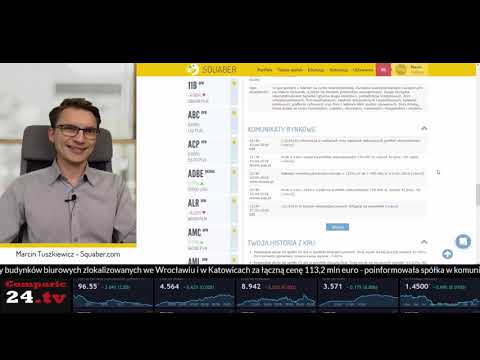 WIG20 pręży muskuły - Marcin Tuszkiewicz [Squaber]