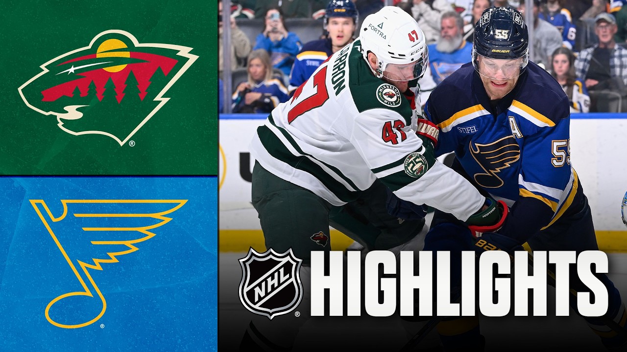 Wild vs. Blues | NHL Highlights | April 13, 2026