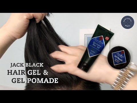 Jack Black Hair Gel and Gel Pomade Hair Styling...