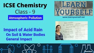 ICSE Std-9 Chemistry- Impact of Acid Rain ||Atmospheric Pollution