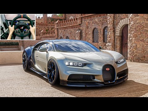 1470HP Bugatti Chiron - Forza Horizon 5 | Simagic Alpha Ultimate gameplay