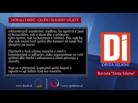 Morali i mirë - Çelësi i suksesit në jetë