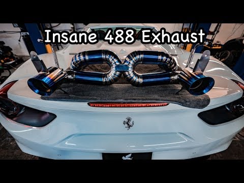 Ferrari 488 Titanium Exhaust  *LOUDEST EVER ?* Video