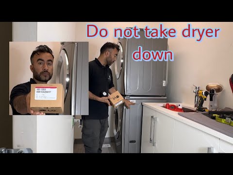 How to replace drain pump in a lg washer with dryer on top 4681EA2001T