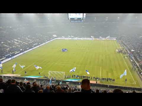Königsblauer S04 nach dem 1:0 Sieg gegen Hertha BSC am 3.3.2018 in der Veltins Arena Auf Schalke