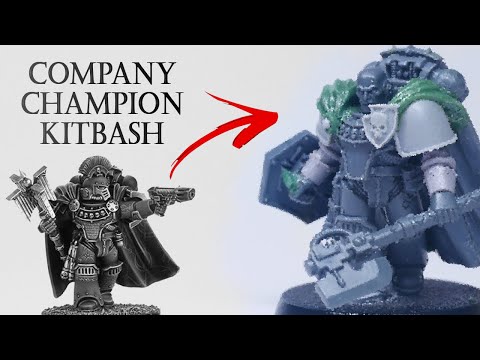 Kitbashing a Space Marine Company Champion