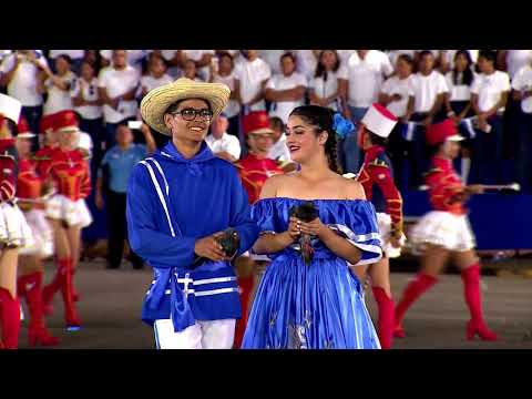 Recitation by a student from the Benjamín Zeledón National Institute of Jinotega