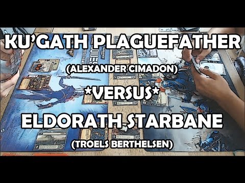 Ku'gath Plaguefather versus Eldorath Starbane - Warhammer 40,000: Conquest