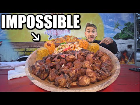 UNBEATABLE FRIED CHICKEN & PORK CHALLENGE | Crazy Puerto Rican Food Challenge With Mofongo