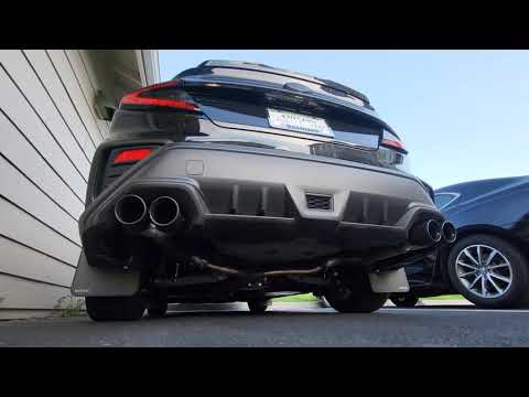 2022 Subaru WRX ETS Extreme Black Tip Axle Back Exhaust Installed! 🛠️🥰👌 #ets #tevideos #subaru #wrx