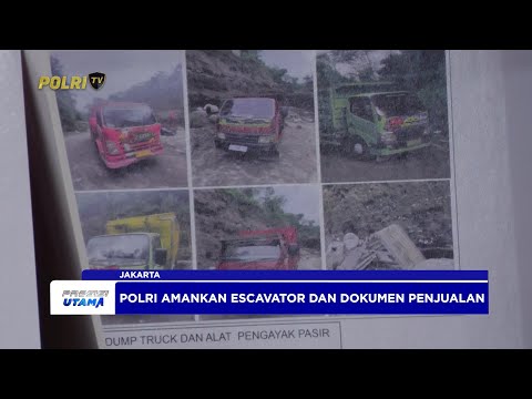 DITTIPIDTER BARESKRIM POLRI BERHASIL UNGKAP KASUS TAMBANG PASIR ILEGAL DI KLATEN