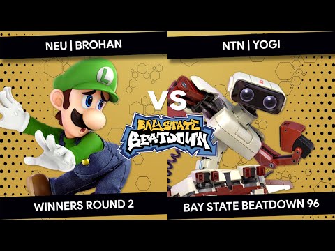Bay State Beatdown 96 - NEU | Brohan (Luigi) vs NTN | Yogi (ROB) - Winners Round 2