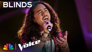 Ryan Argast Goes Big On Stage with Dan + Shay&#39;s &quot;Speechless&quot; | Voice Blind Auditions | NBC