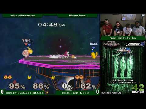 Construct 82 - Tapion + MuK LyFe | High C VS GHQ | Kels + Trix - Melee Doubles WS