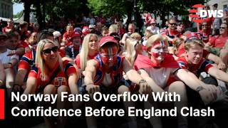'We're Going to the Semis!' Norway Fans Overflow With Confidence Before England Clash | AD1E