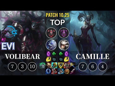 DFM Evi Volibear vs Camille Top - KR Patch 10.25
