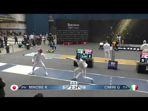 Westend Grand Prix 2022 SME - L8 - Minobe JPN v Cimini ITA