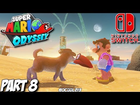 Super Mario Odyssey Gameplay Walkthrough Part 8 - Seaside Kingdom - Nintendo Switch Lets Play