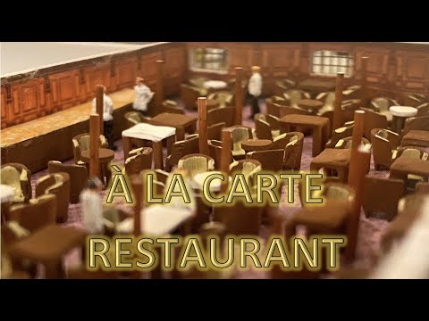 Radio Control Trumpeter 1:200 Titanic Build Part 25  - A la Carte Restaurant