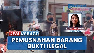 Ratusan Barang Bukti Dimusnahkan! Kosmetik Ilegal Mendominasi di Jayapura