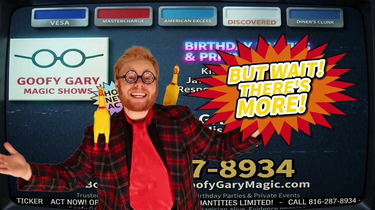 Promotional video thumbnail 1 for Goofy Gary