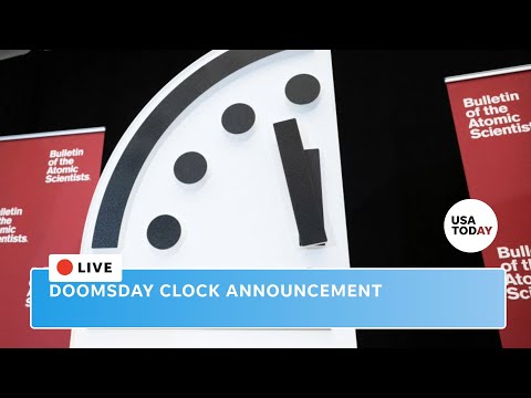 Doomsday Clock time to be revealed by Bulletin of the Atomic Scientists
