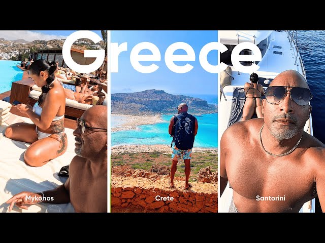 Travel vlog - I Went On a 2 Week Date to Greece: We Did Mykonos, Crete, Santorini | Sparing NO Expenses!