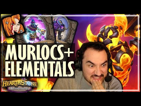 MURLOCS CAN FUSE WITH ELEMENTALS?! - Hearthstone Battlegrounds